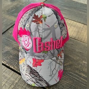 Cashel brand baseball cap with hot leaf camp print